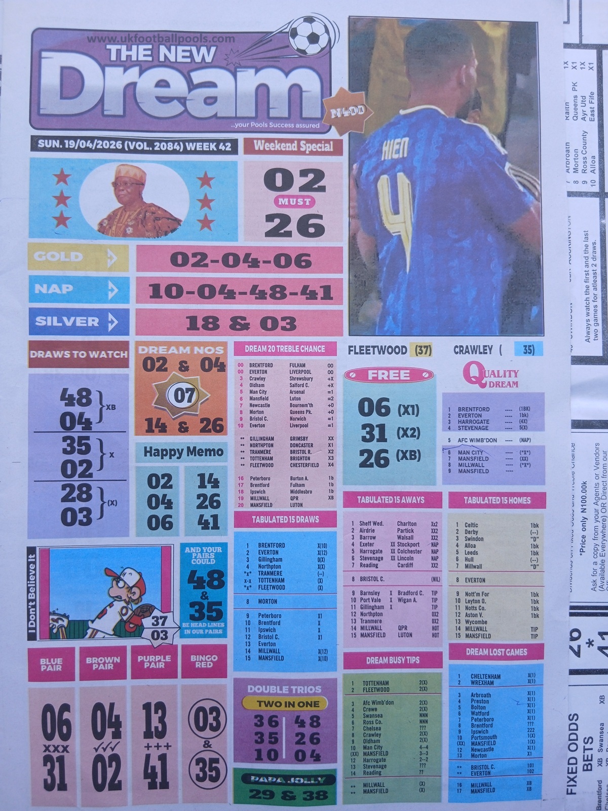 week 42 the new dream 2026 page 1