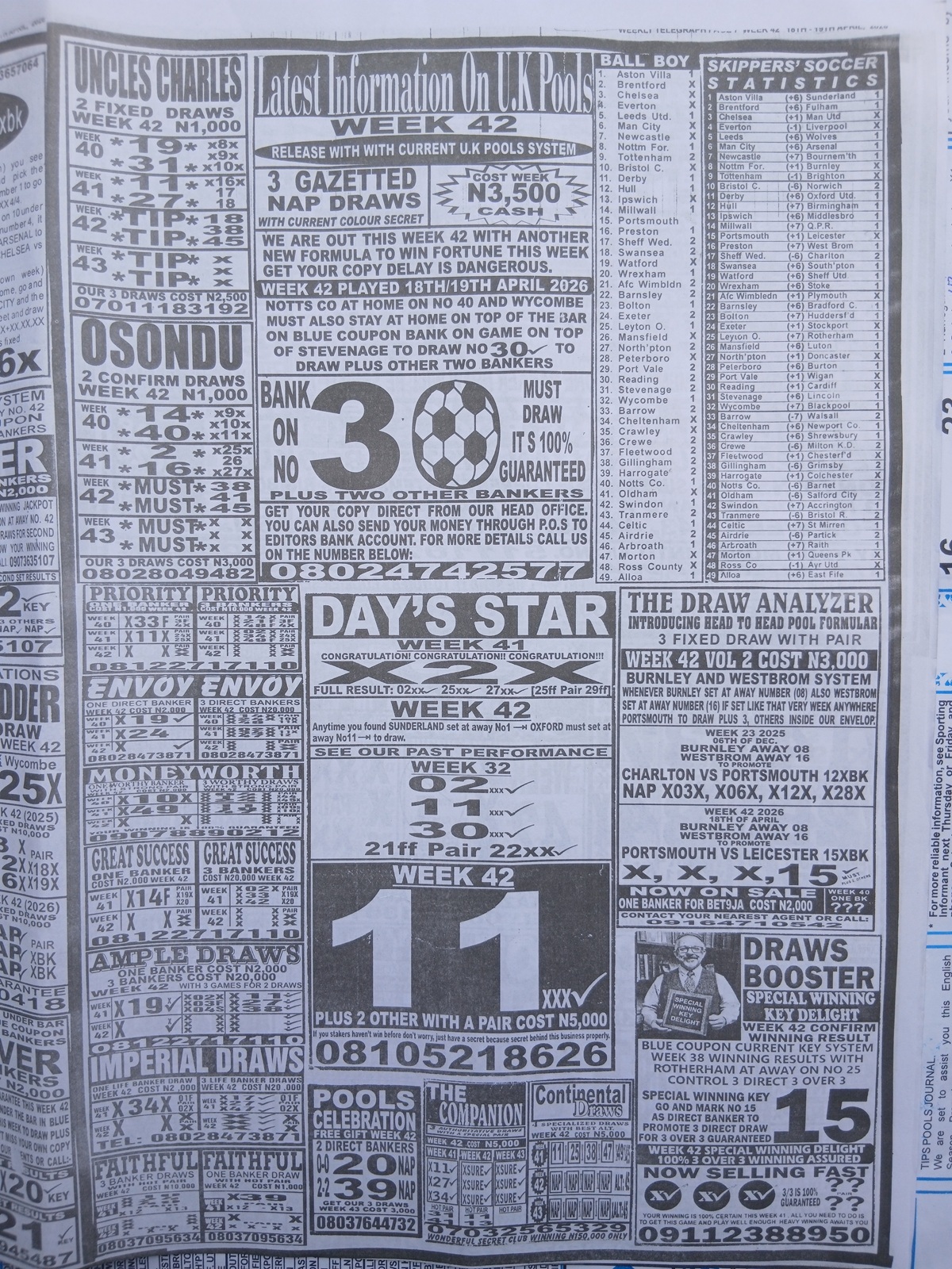 week 42 weekly telegraph 2026 page 9